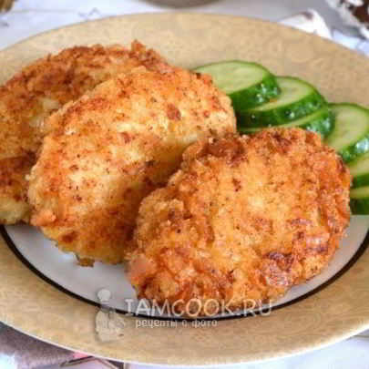 Классические пожарские котлеты со сливочным маслом