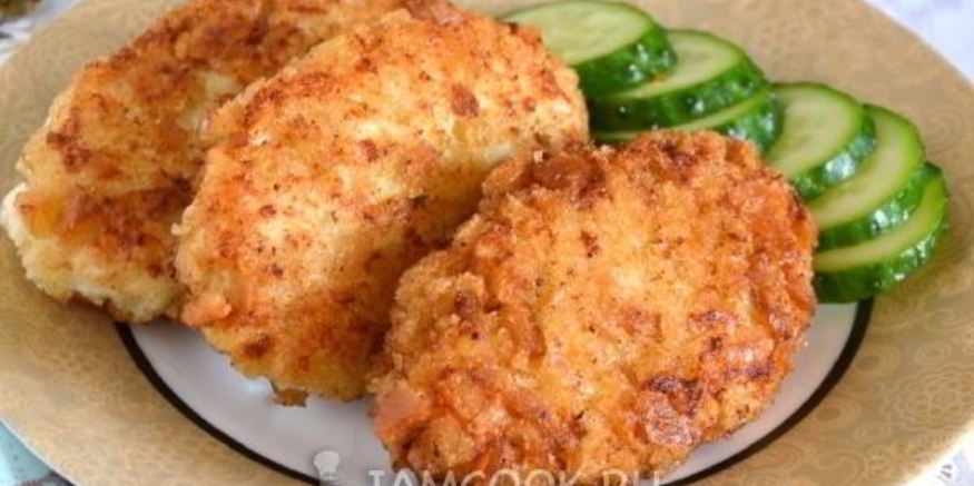 Рецепт классических пожарских котлет со сливочным маслом