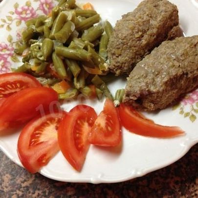 Котлета с тыквой паровая для раздельного питания