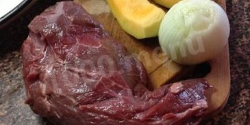 котлета с тыквой паровая для раздельного питания