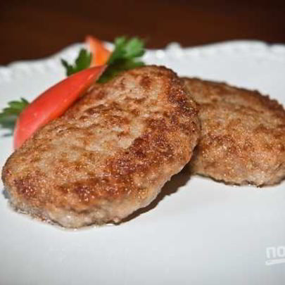 Котлеты из фарша говядины и свинины