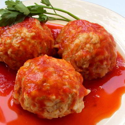 Котлеты из фарша с подливой
