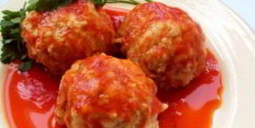 котлеты из фарша с подливой