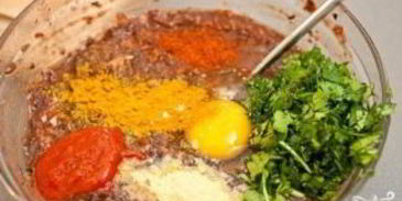 котлеты из фасоли