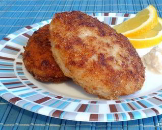 Котлеты из филе трески