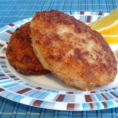 Котлеты из филе трески
