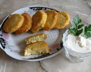 Котлеты из икры мойвы