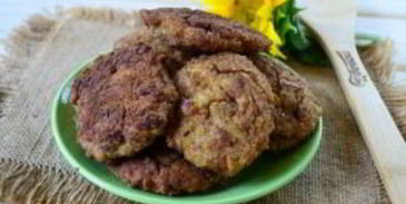 котлеты из кабачков и фарша жареные