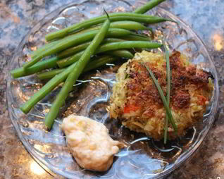 Котлеты из крабовых палочек