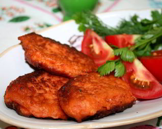 Котлеты из лососевого фарша