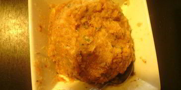 котлеты из путассу с рисом и овощами