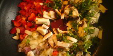 котлеты из путассу с рисом и овощами