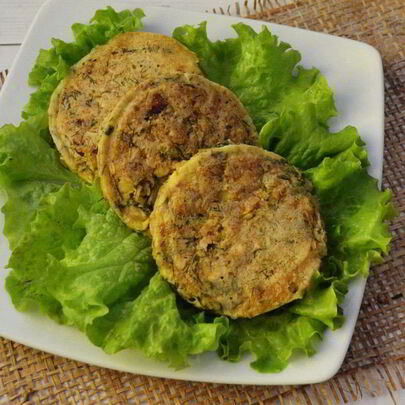 Котлеты из тунца