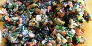 котлеты картофельные с грибной начинкой