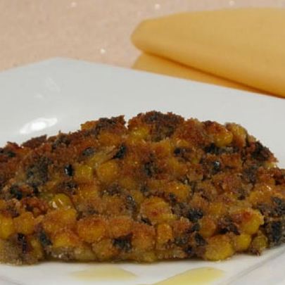 Котлеты кукурузные с черносливом