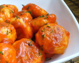 Котлеты рыбные в томатном соусе