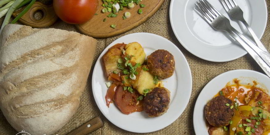 Рецепт котлет тушеных с овощами