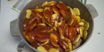 котлеты тушеные с овощами