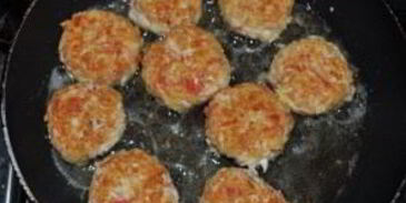 крабовые котлеты с сыром