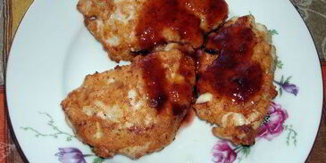куриные котлетки с овсяными хлопьями