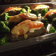 Рецепт Мясных котлеток запеченых с овощами