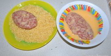 мясные котлеты в хрустящей панировке