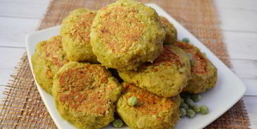 постные гороховые котлеты