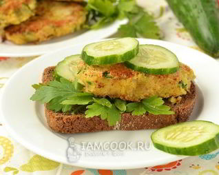 Постные котлеты из фасоли