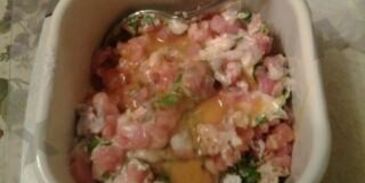 рубленые котлеты из свинины