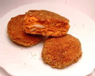 Рыбные котлеты из хека
