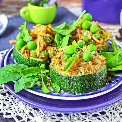 Стожки из цуккини и картошки