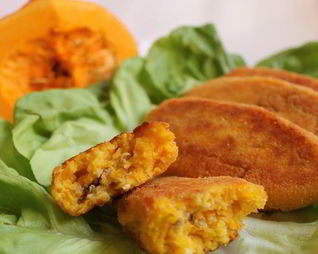 Тыквенные котлеты с начинкой