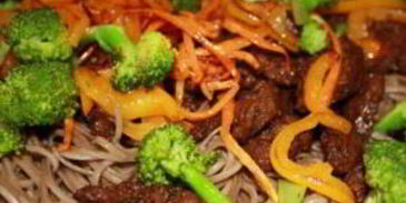 лапша с говядиной