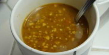 лапша с подливой