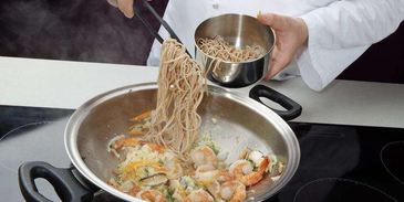 лапша соба с креветками