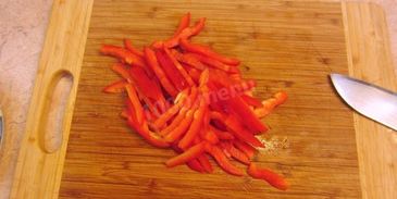 лапша удон со свининой в сладком соусе