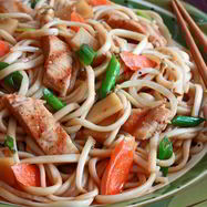 Рецепт Лапши вок с курицей