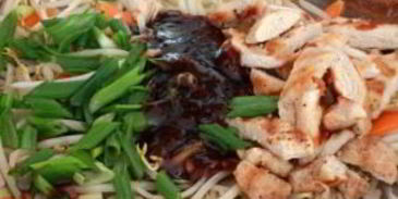 лапша вок с курицей