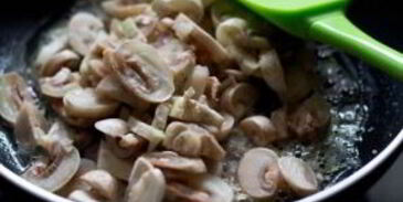 грибная лазанья