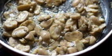 грибная лазанья