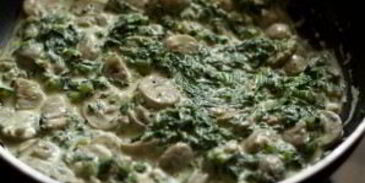 грибная лазанья