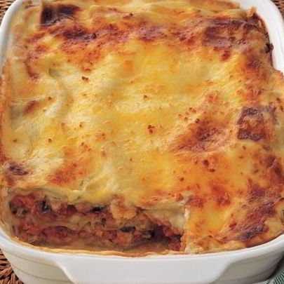 Итальянская лазанья с курицей и грибами