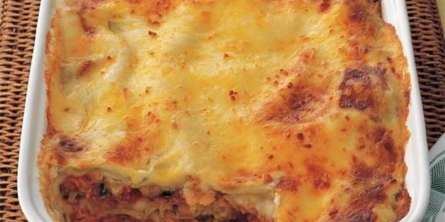 Рецепт итальянской лазанья с курицей и грибами