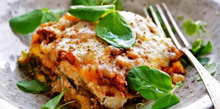 Рецепт капустной лазанья с фаршем