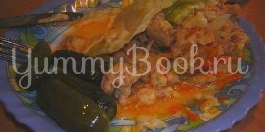 Рецепт капустной лазанья