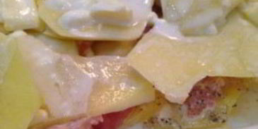 картофельная лазанья с фаршем