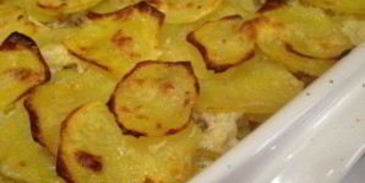 картофельная лазанья с фаршем