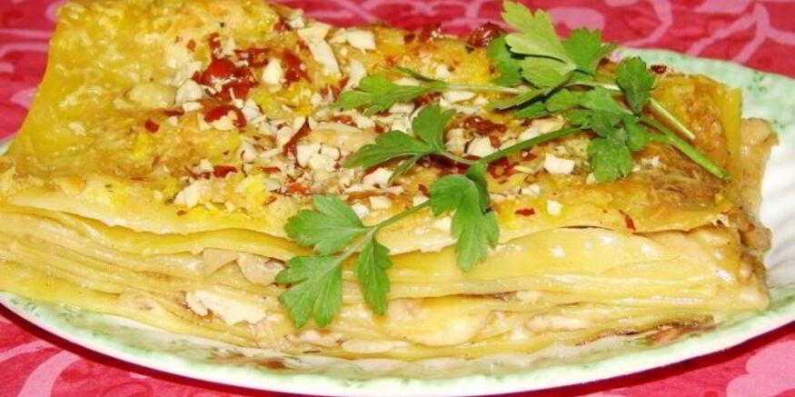 Рецепт куриной лазанья с курицей