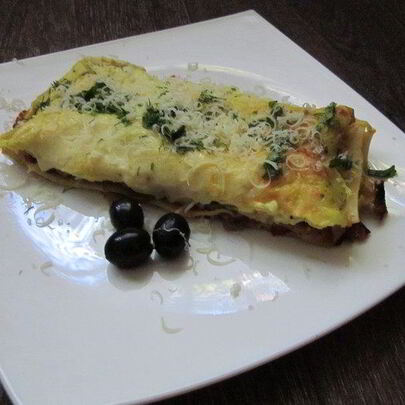 Лазанья грибная