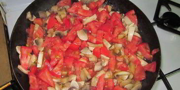 лазанья грибная